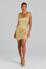 Euphoria Shimmer Fringe Dress